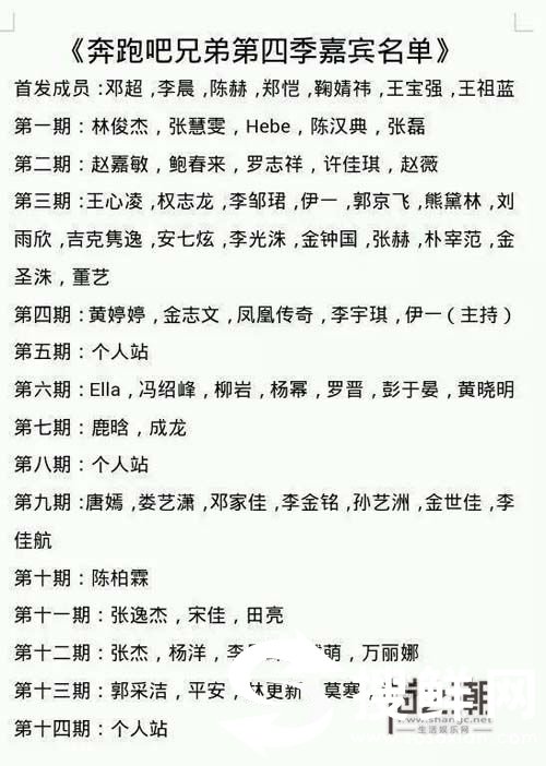 baby退出跑男4是真的吗？传第四季名单鞠婧祎顶替baby