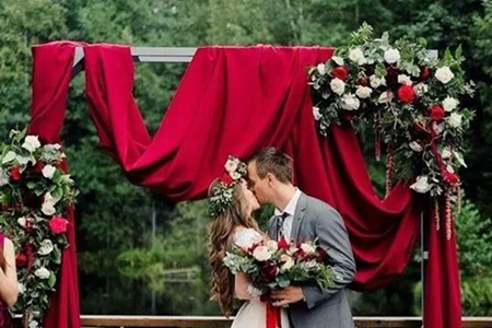 婚礼配色不是只有白色 红色婚礼的高级配置美到窒息