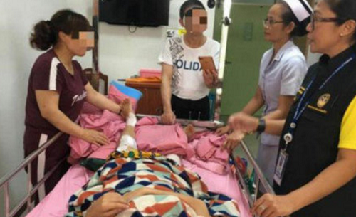 泰国坠崖孕妇被强制出院治疗成难题 泰国坠崖孕妇已清醒希望回国