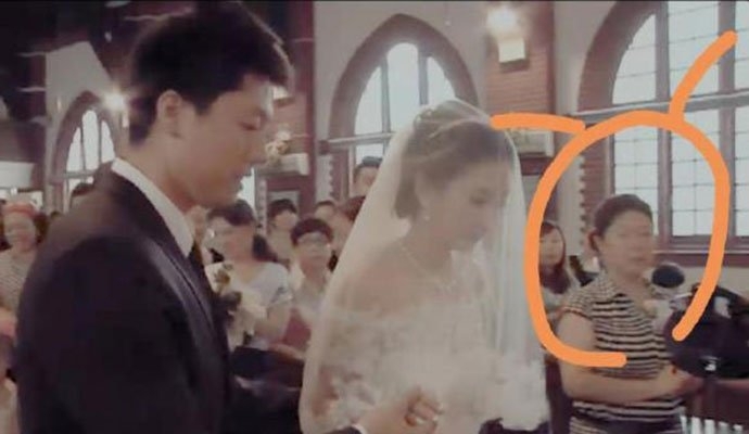 凌潇肃婚礼视频画面