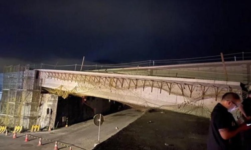 台湾凌晨发生8次地震 最大6.6级有桥梁坍塌